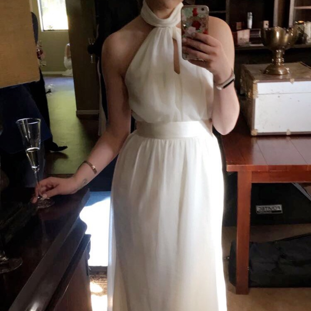 Vera Wang Ivory floor-length dress